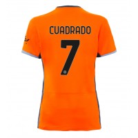 Inter Milan Juan Cuadrado #7 Tretí Ženy futbalový dres 2023-24 Krátky Rukáv
